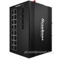 Scodeno L2 Managed 4 Gigabit SFP 16 PORT GIGABIT POE ETHERNT SWITCH INDUSTRID